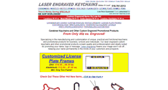 Desktop Screenshot of laserengravedkeychains.com